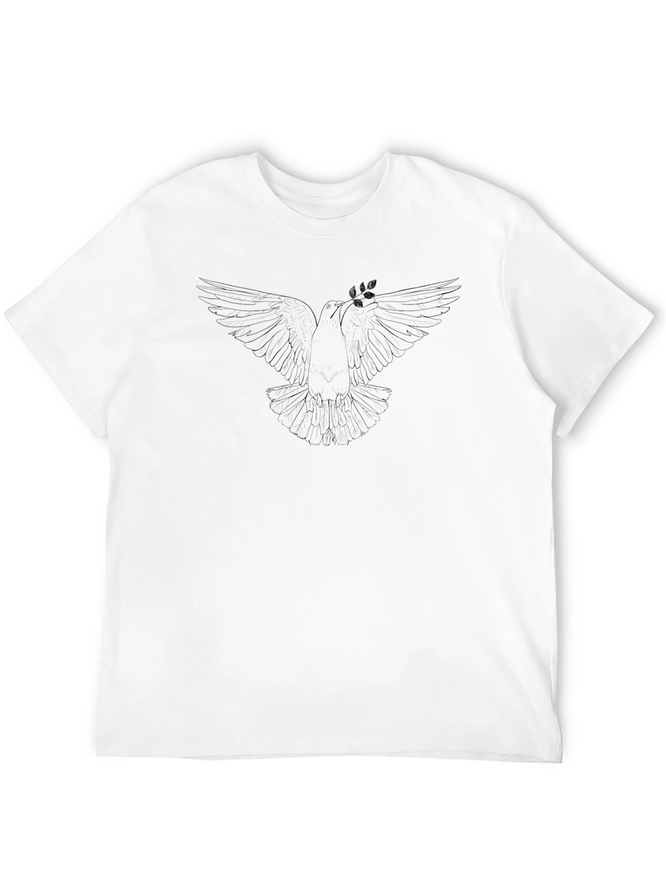 Dove Peace T-Shirt - Classic Black Graphic Tee
