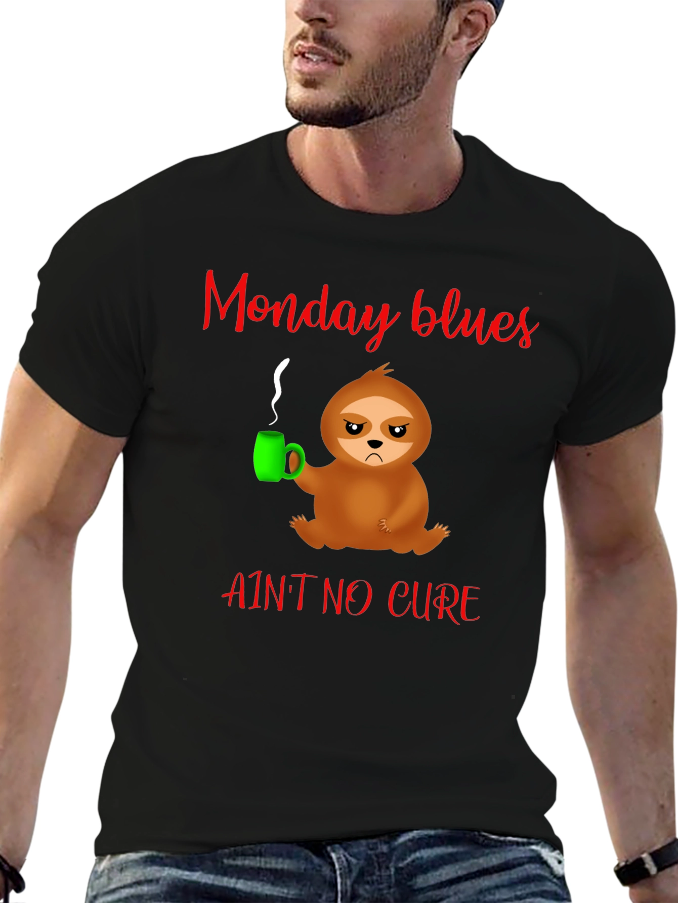 Monday Blues Sloth T-Shirt