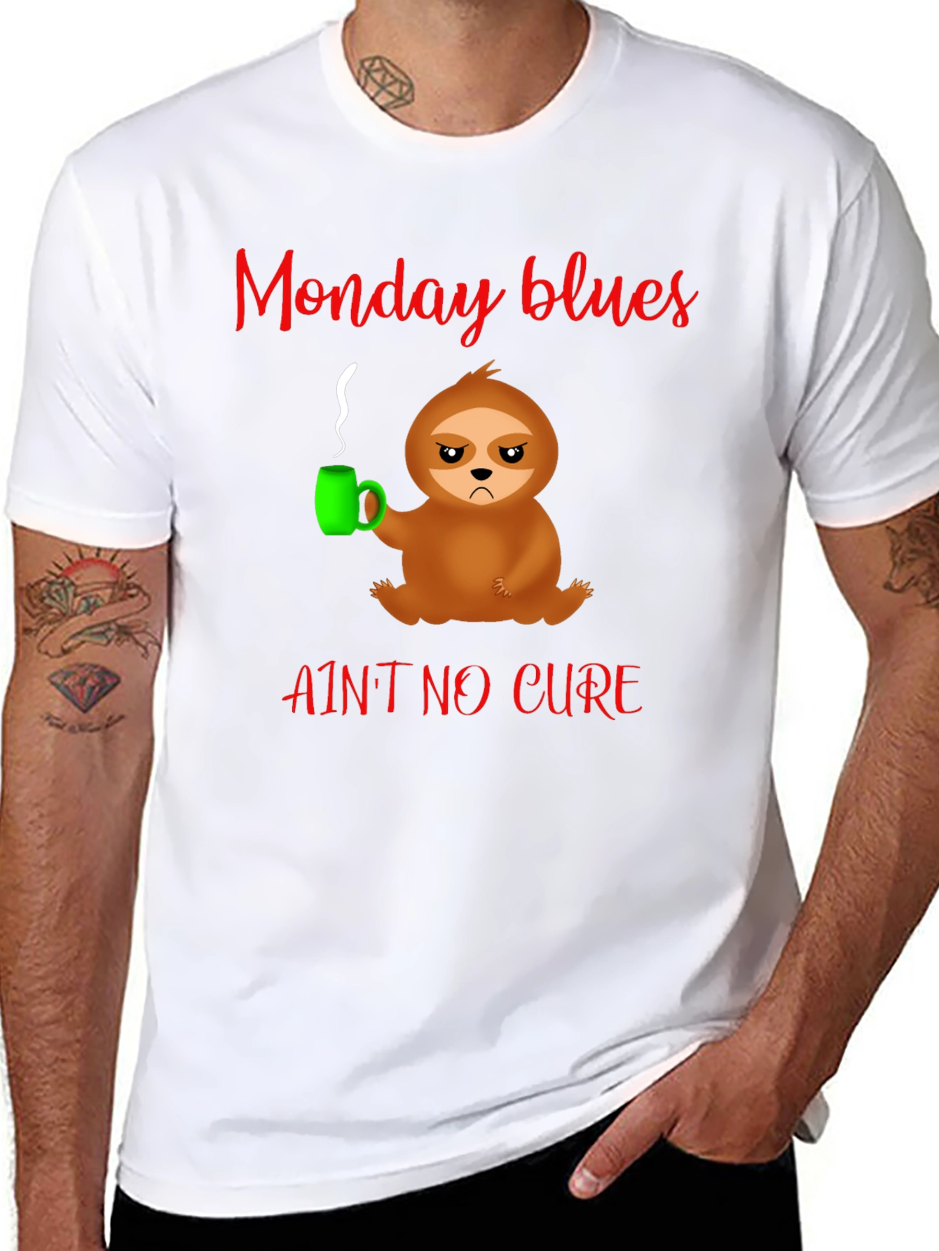 Monday Blues Sloth T-Shirt