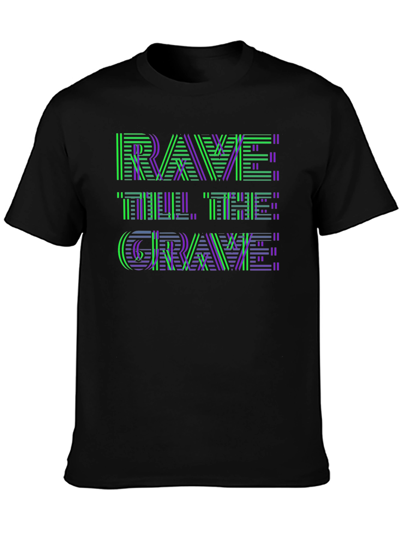 Rave Till the Grave T-Shirt - EDM Party Wear