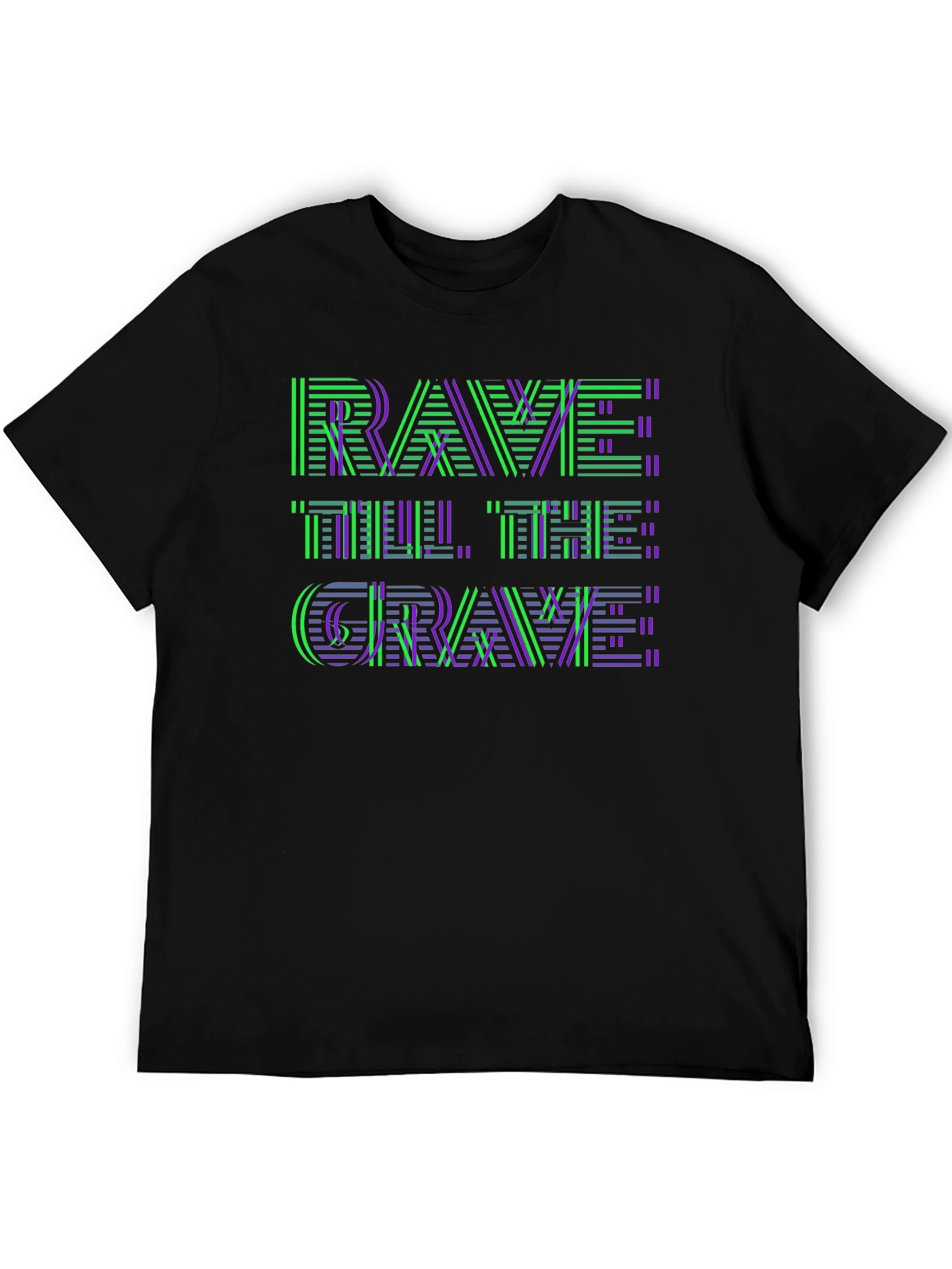 Rave Till the Grave T-Shirt - EDM Party Wear