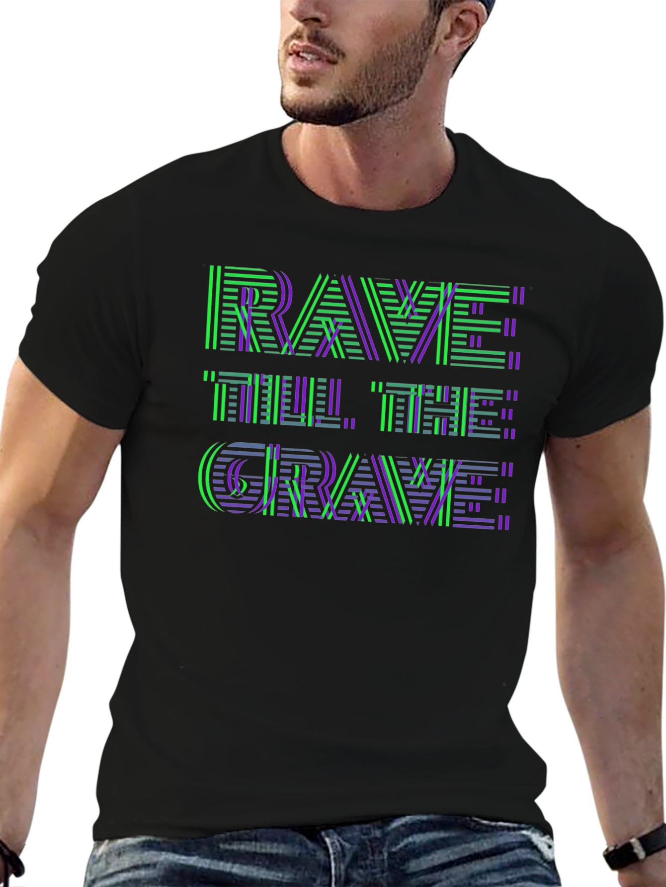 Rave Till the Grave T-Shirt - EDM Party Wear