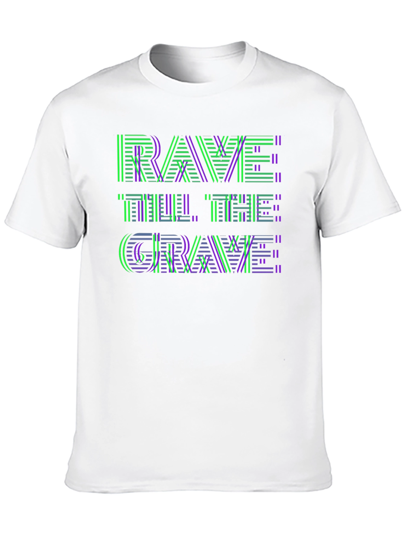 Rave Till the Grave T-Shirt - EDM Party Wear