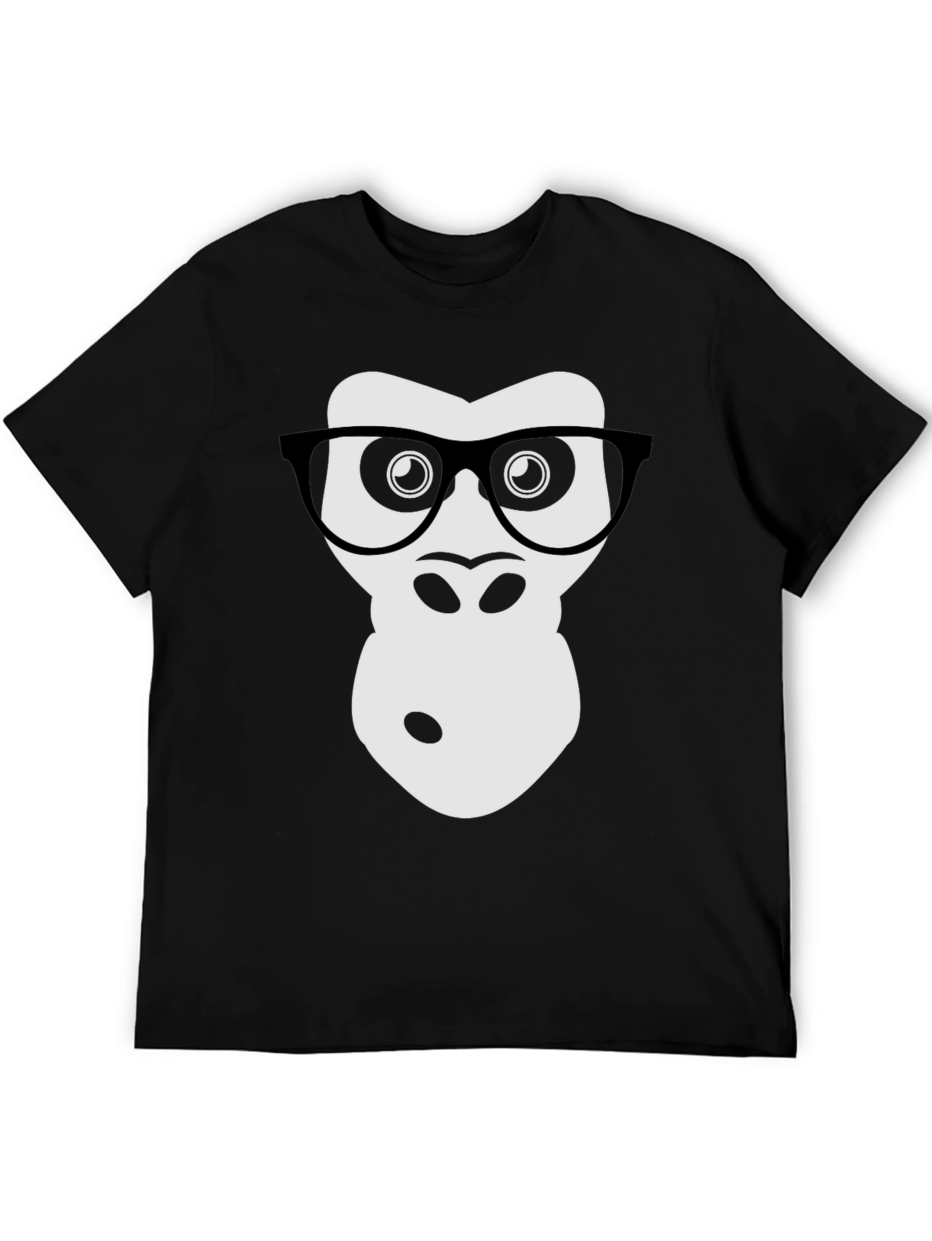 Geek Gorilla Graphic Tee - Cool Animal Shirt