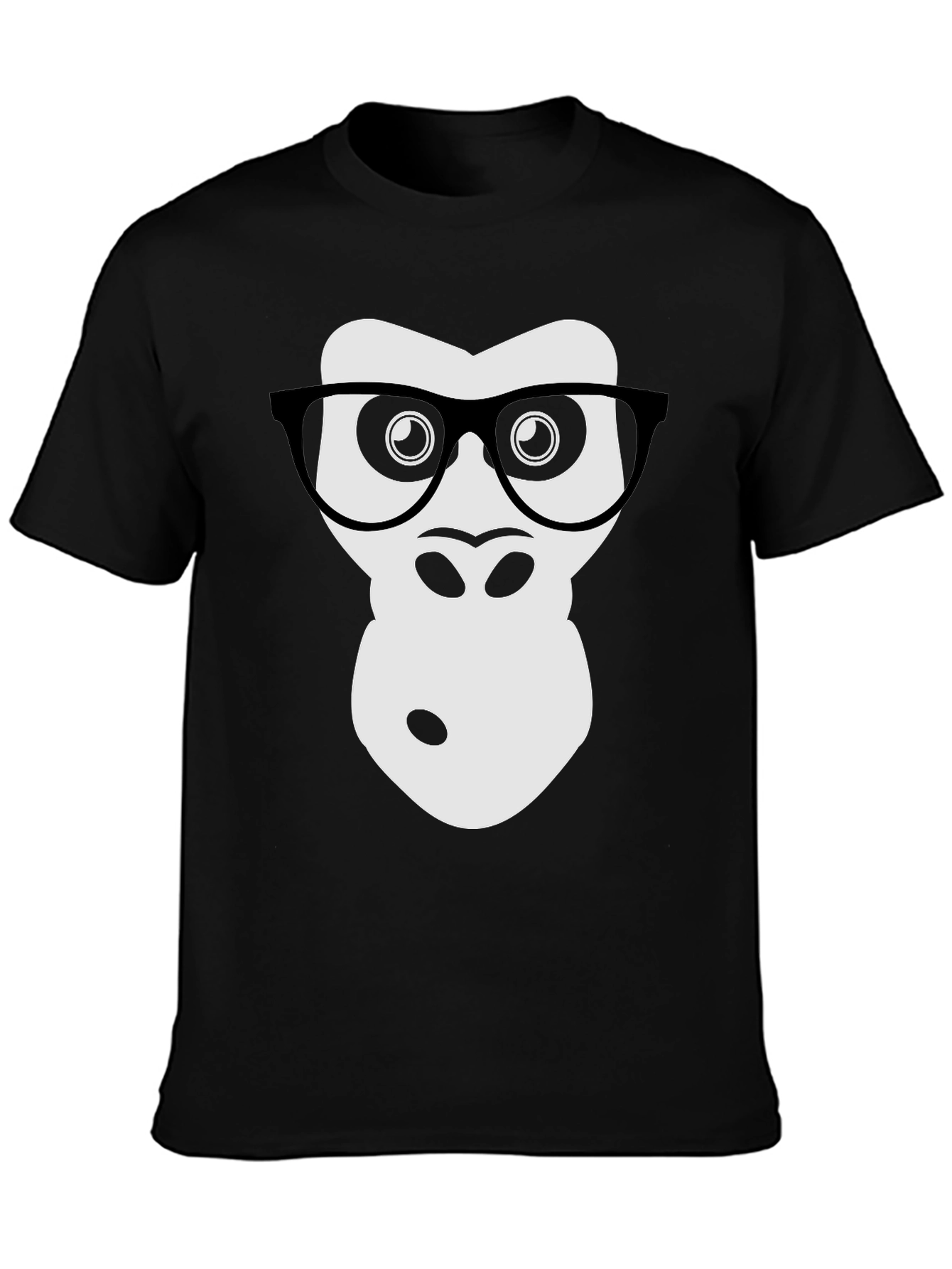 Geek Gorilla Graphic Tee - Cool Animal Shirt