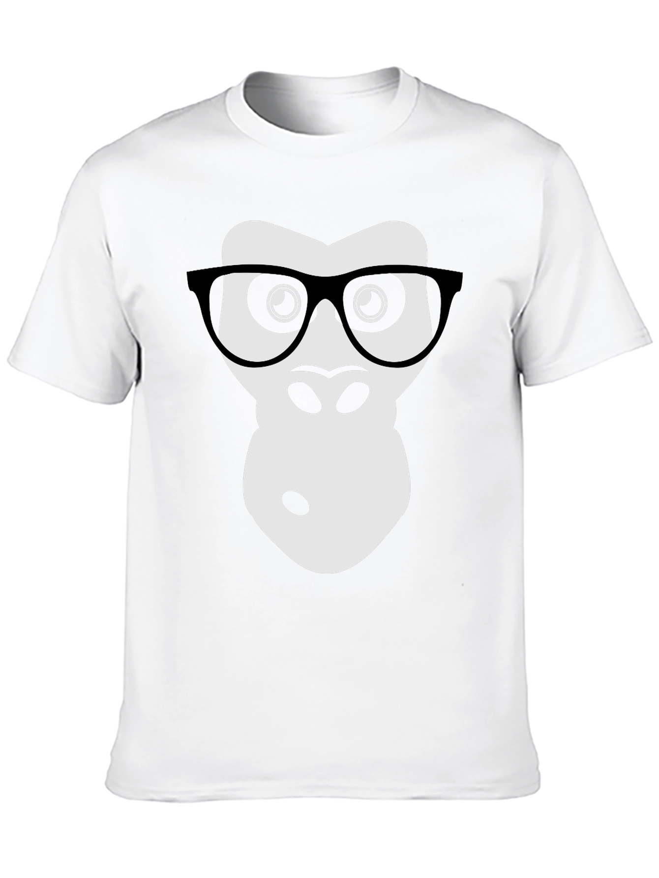 Geek Gorilla Graphic Tee - Cool Animal Shirt