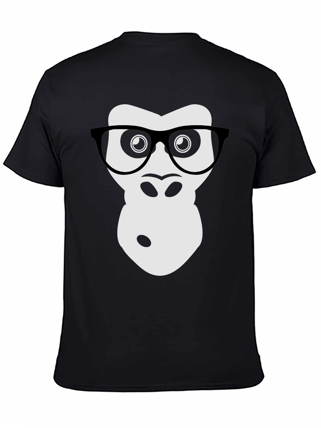 Geek Gorilla Graphic Tee - Cool Animal Shirt