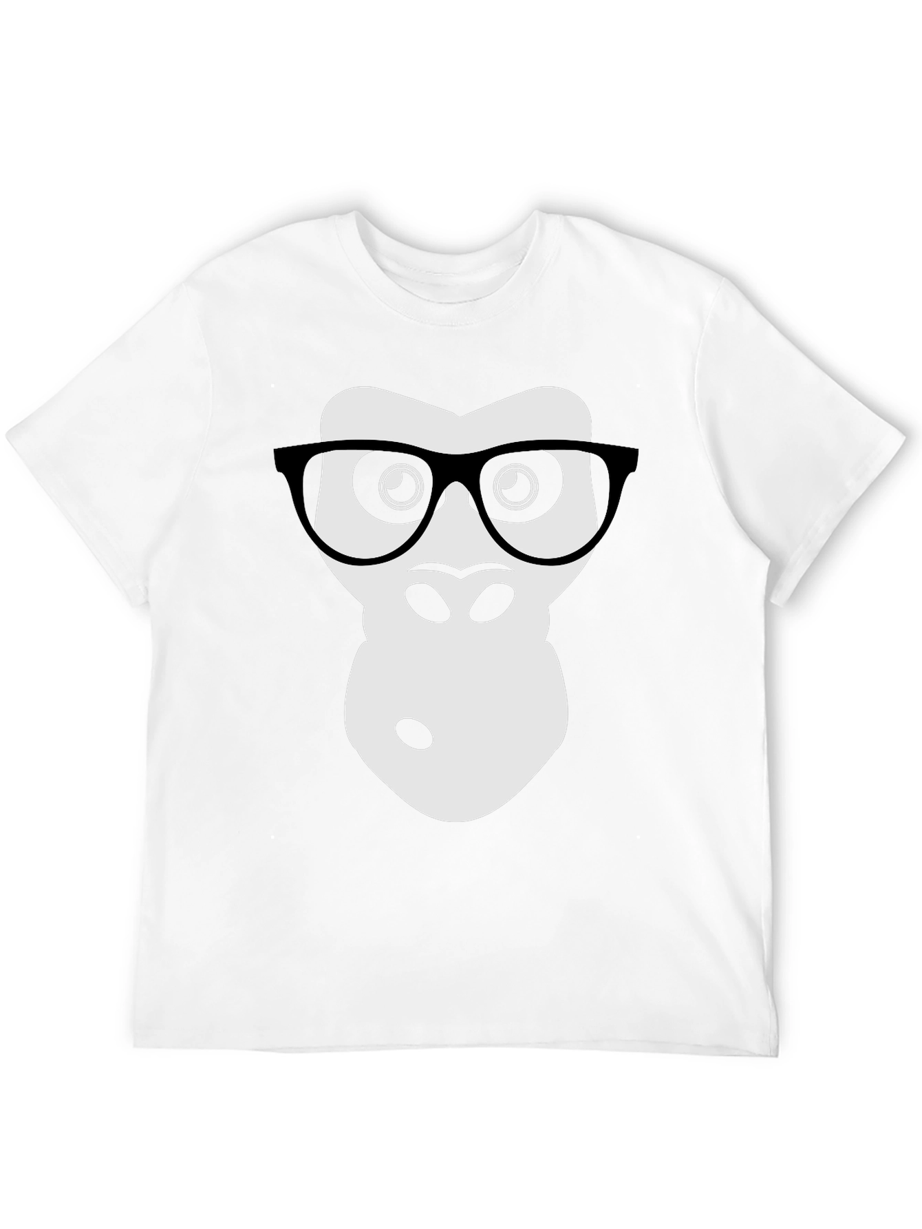 Geek Gorilla Graphic Tee - Cool Animal Shirt