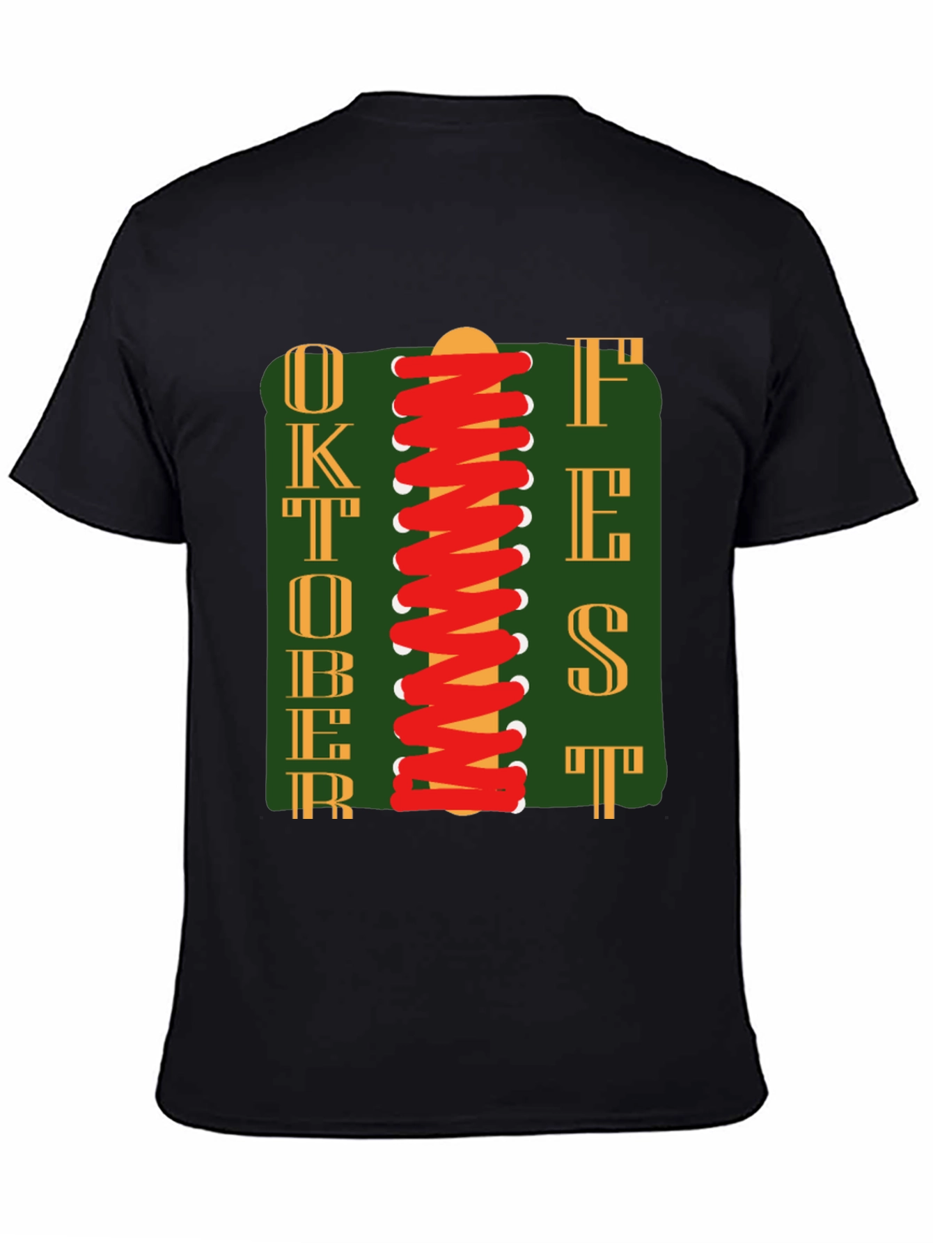 Oktoberfest T-Shirt with Lace-Up Design