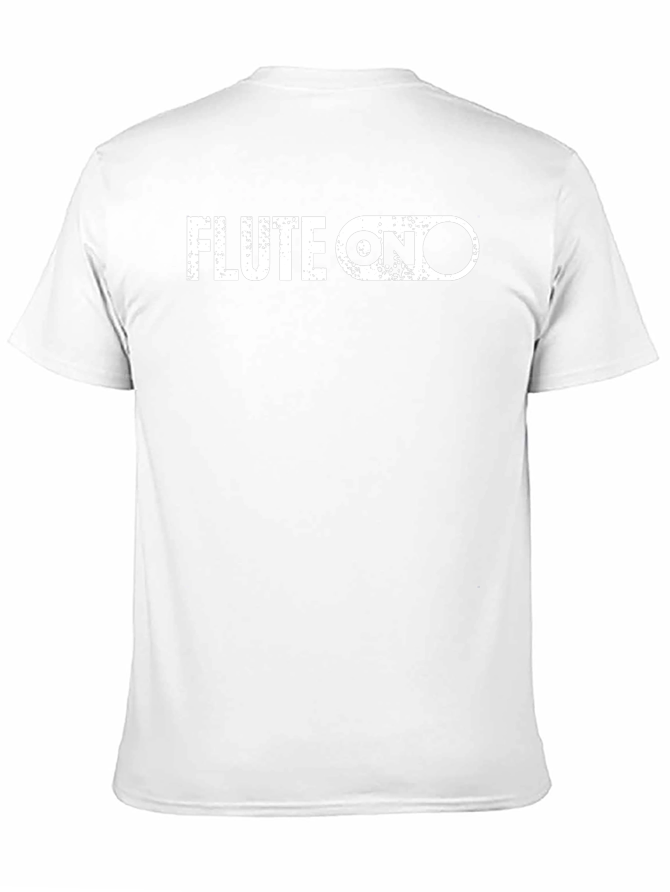 Flute ON Black Graphic T-Shirt - Music Lover Tee