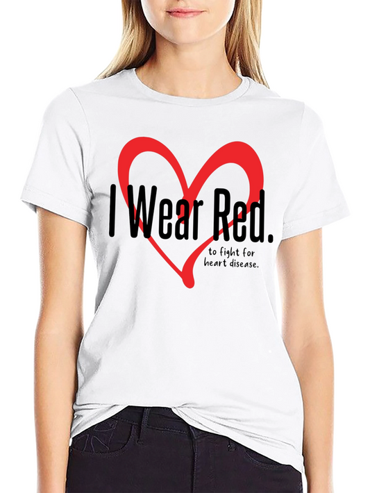 Red Heart Disease Awareness T-Shirt