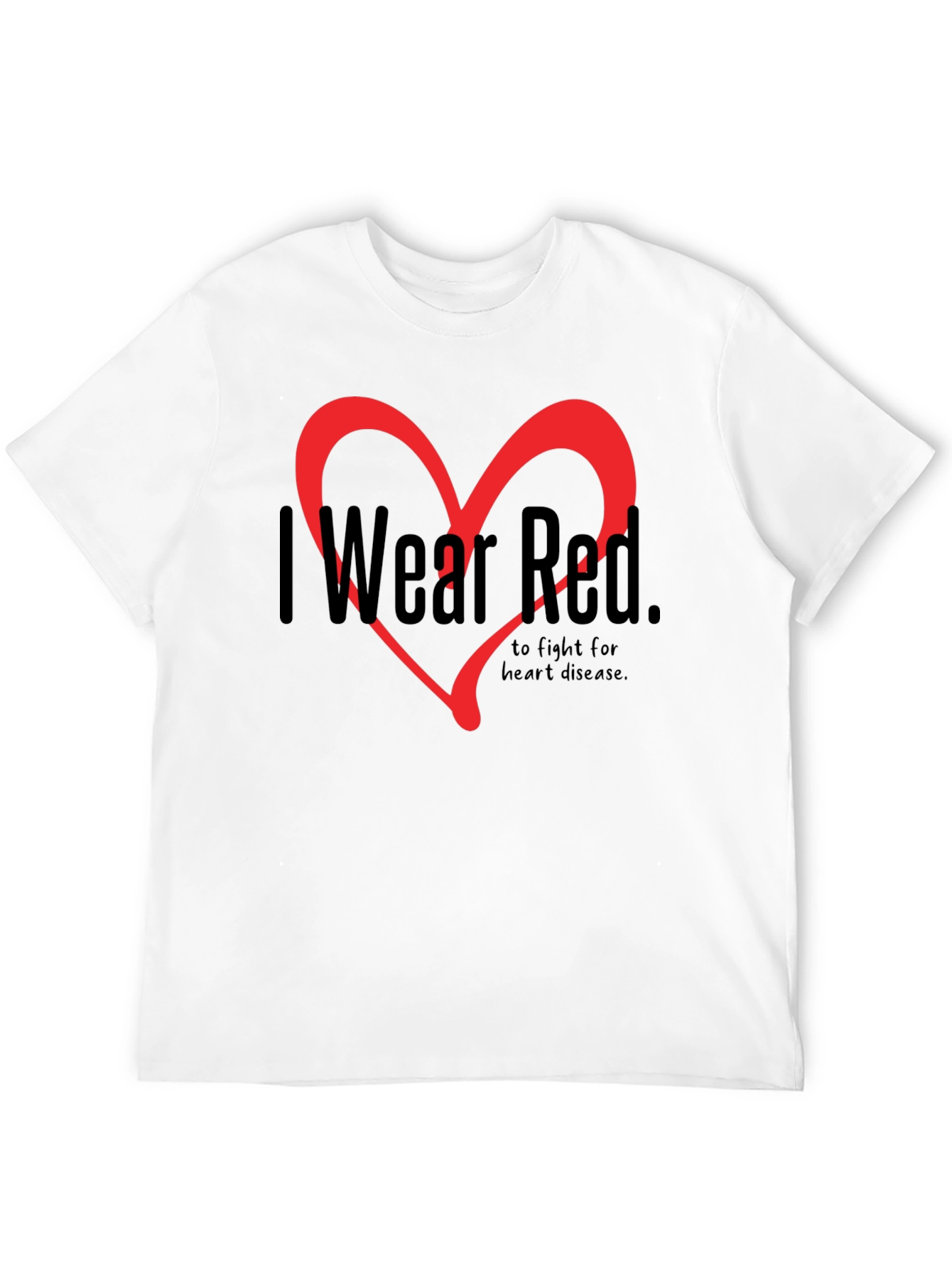 Red Heart Disease Awareness T-Shirt
