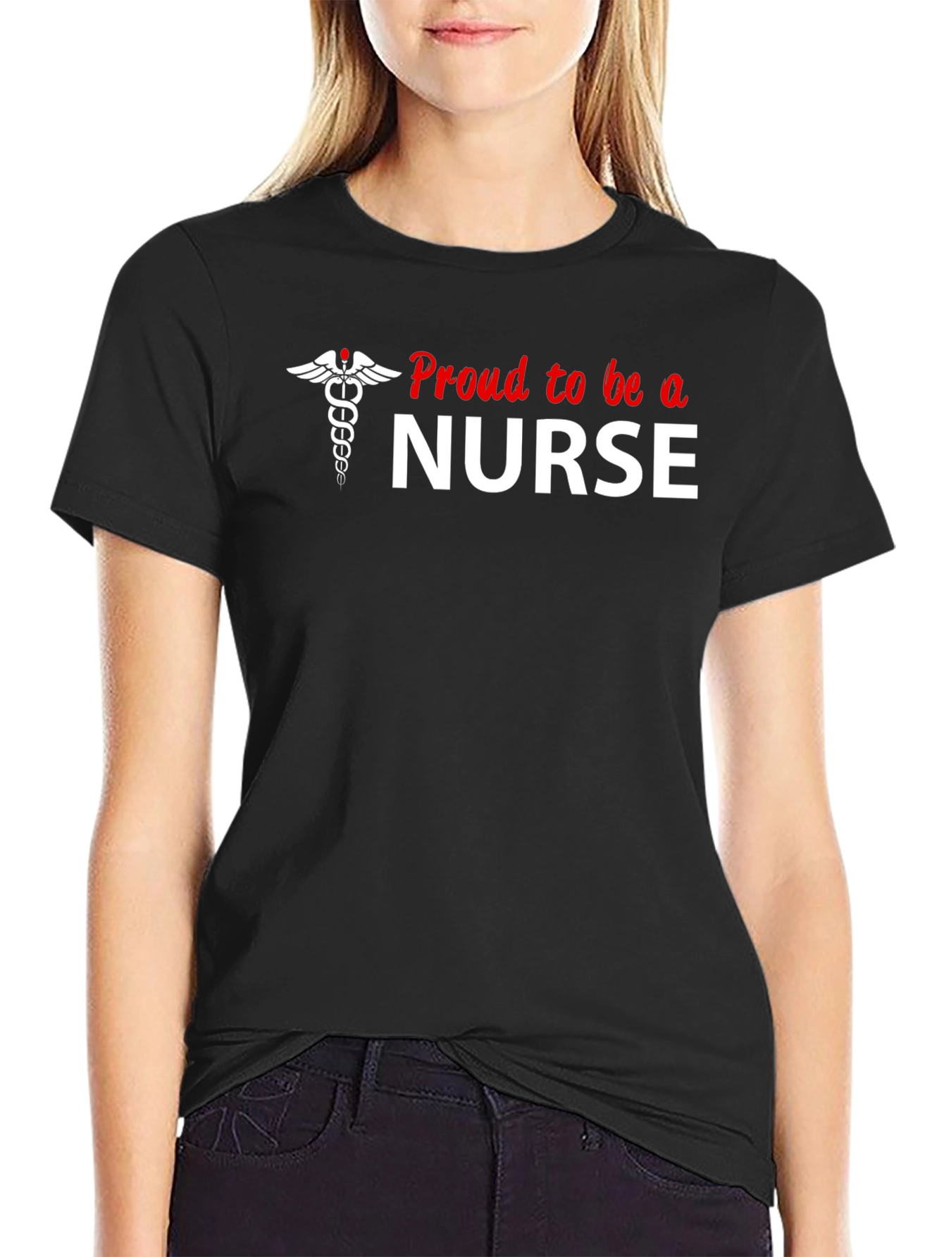 Proud to be a Nurse Graphic T-Shirt