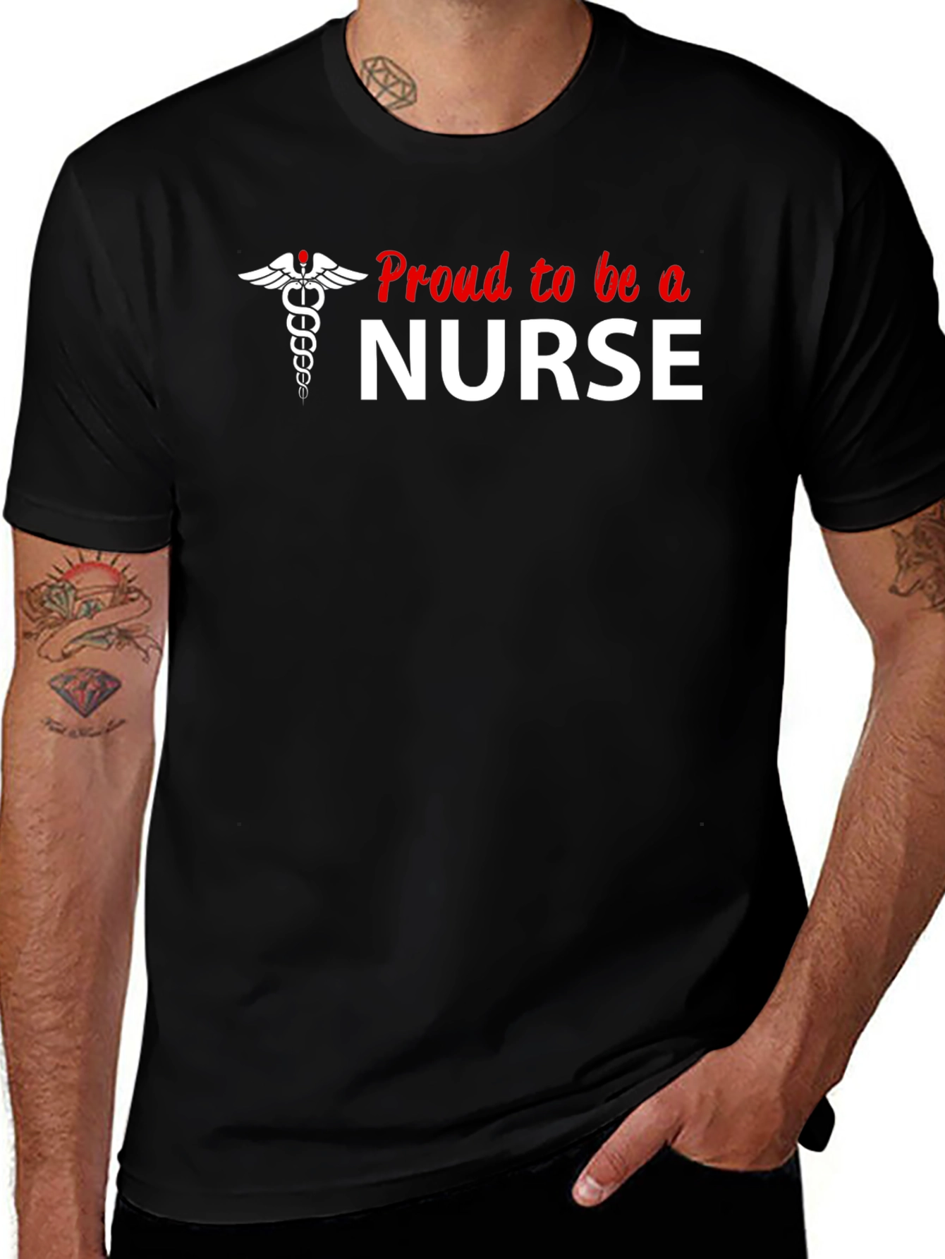 Proud to be a Nurse Graphic T-Shirt