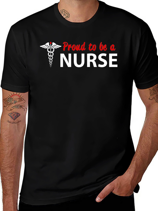 Proud to be a Nurse Graphic T-Shirt