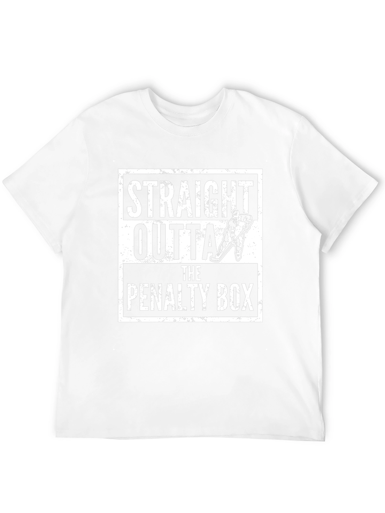 Straight Outta The Penalty Box Black Graphic Tee