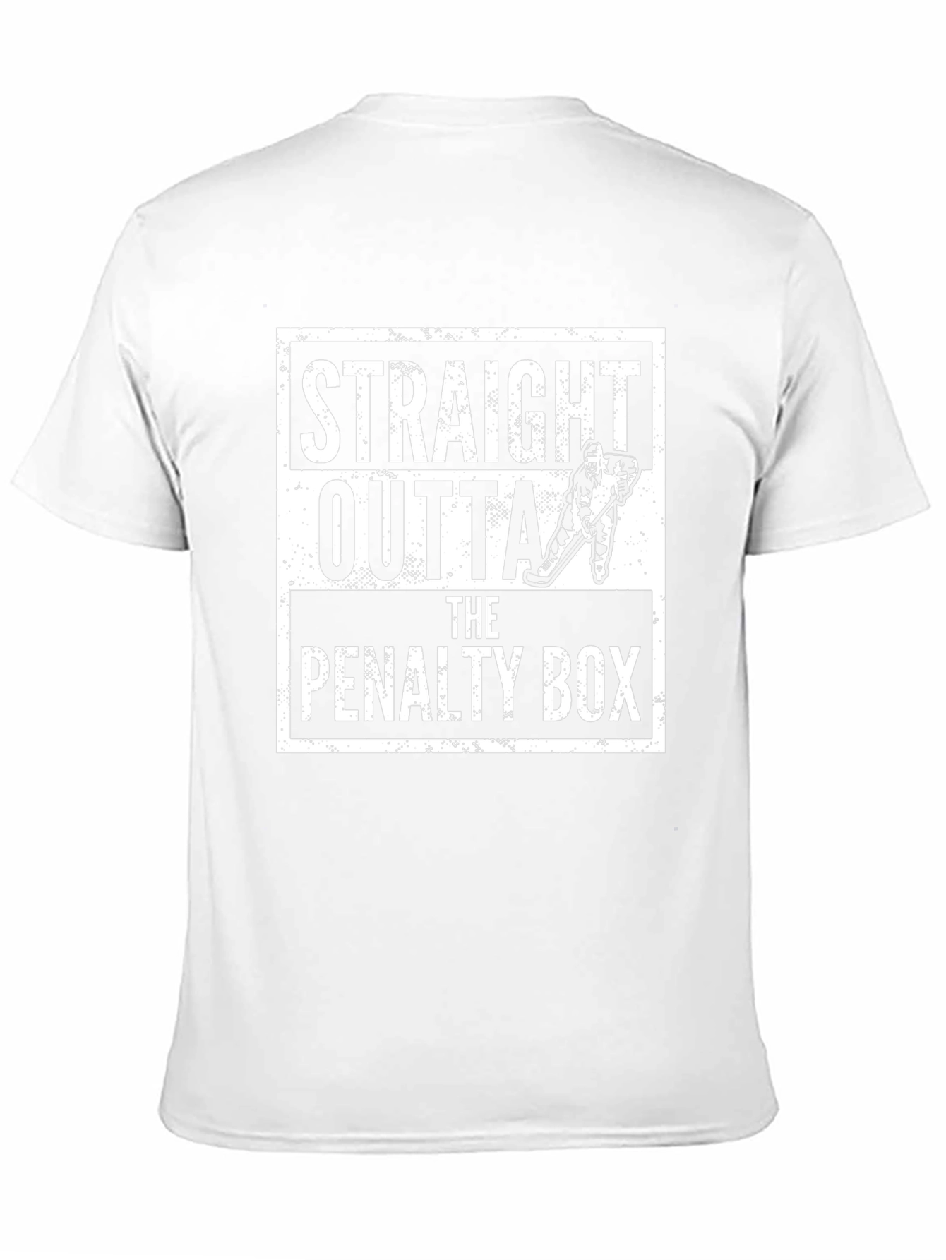 Straight Outta The Penalty Box Black Graphic Tee