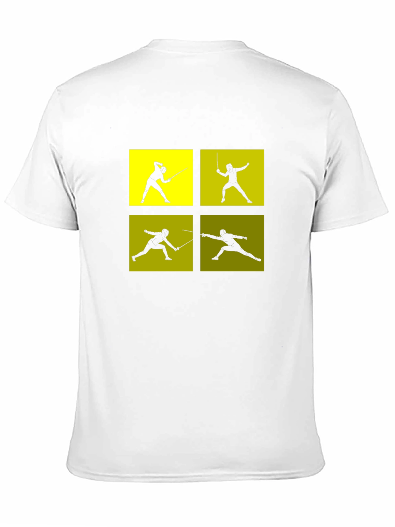 Fencing Silhouette Graphic T-Shirt