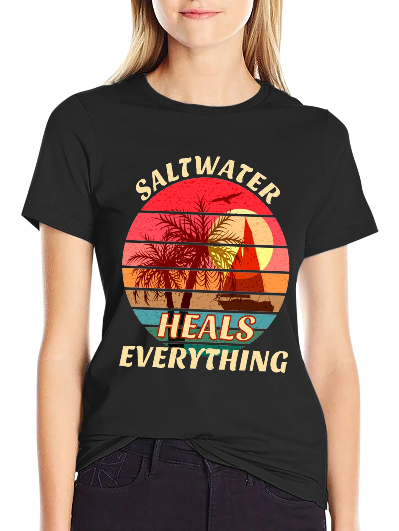 Saltwater Heals Everything Graphic Tee