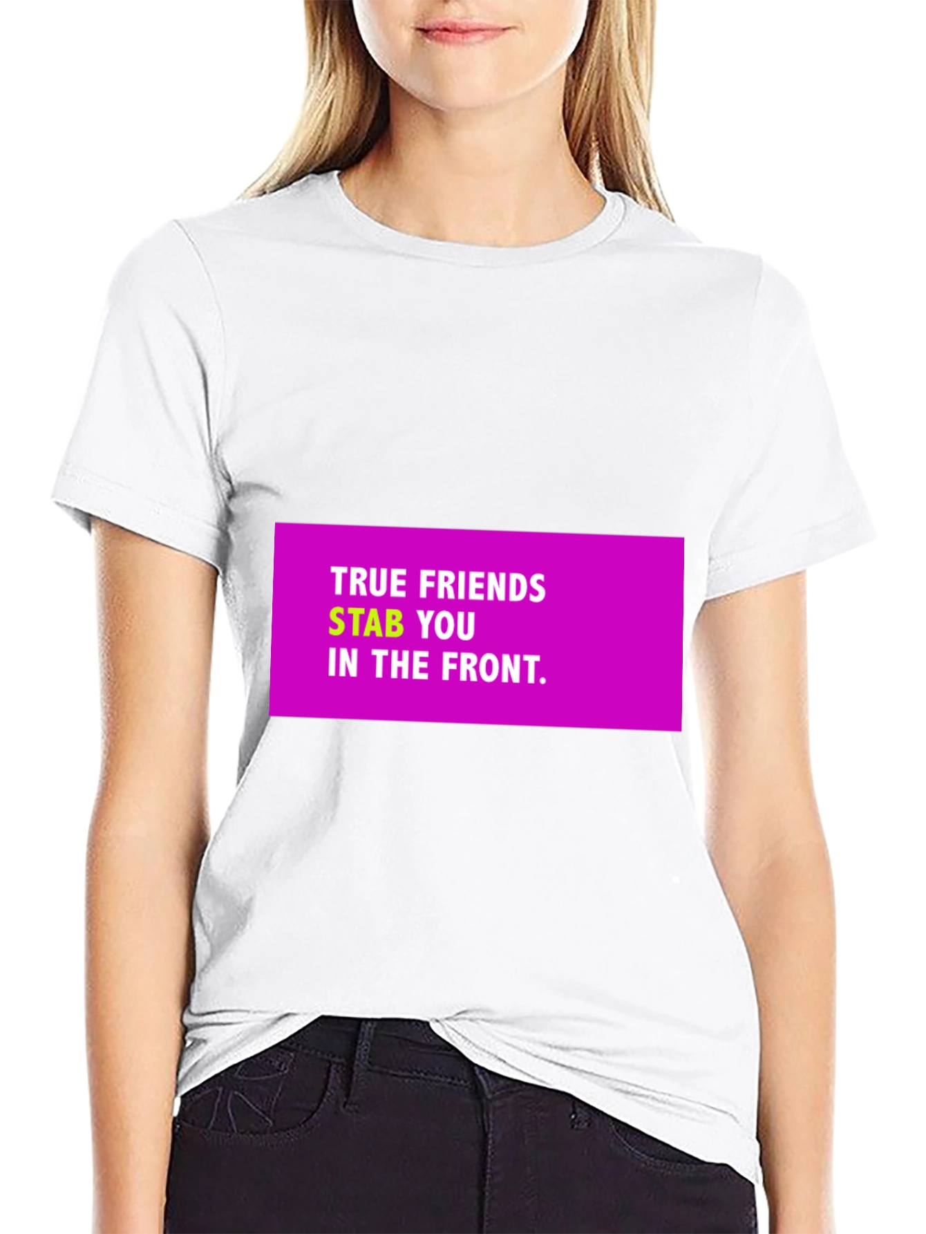 True Friends Funny Graphic T-Shirt