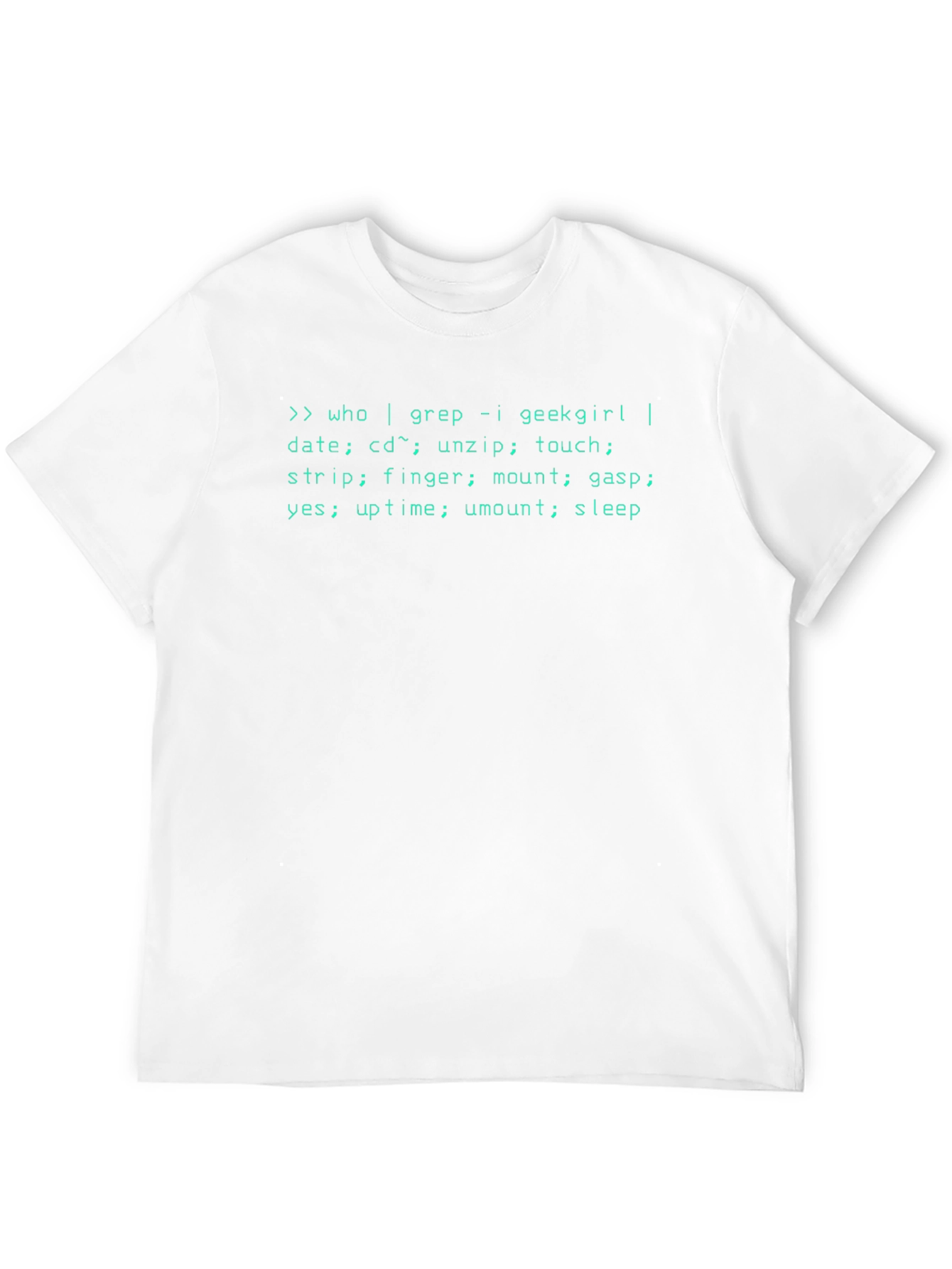 Geek Girl Code T-Shirt - Black