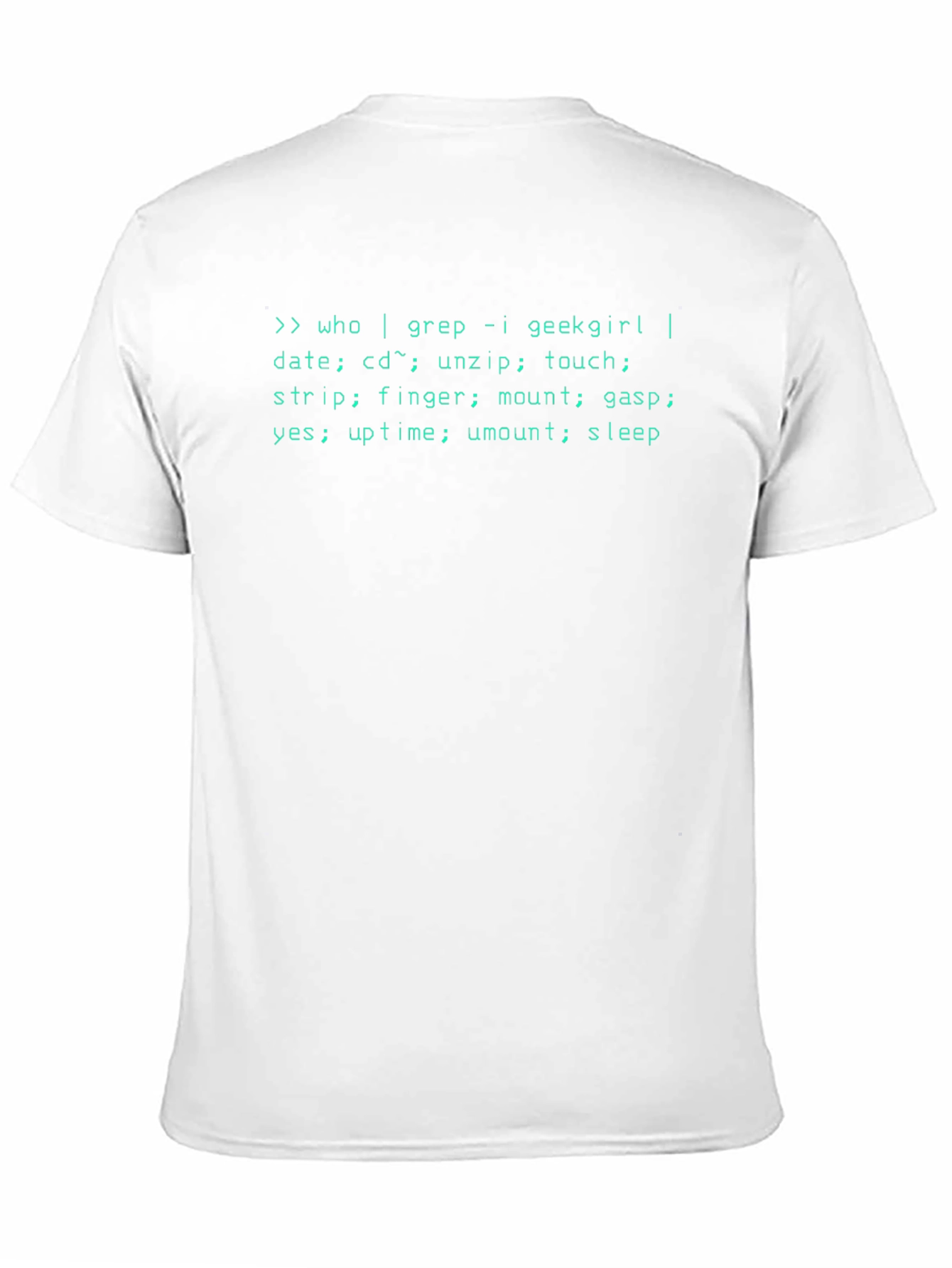 Geek Girl Code T-Shirt - Black