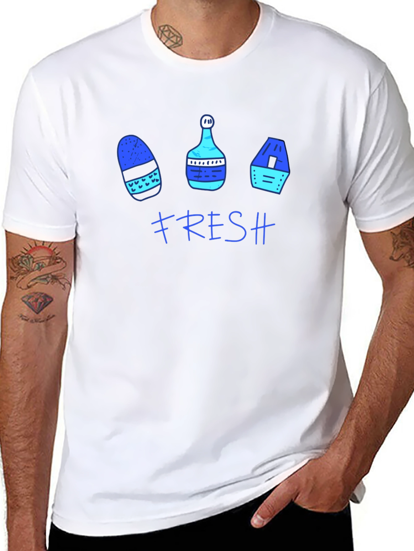 Fresh Doodle Graphic T-Shirt