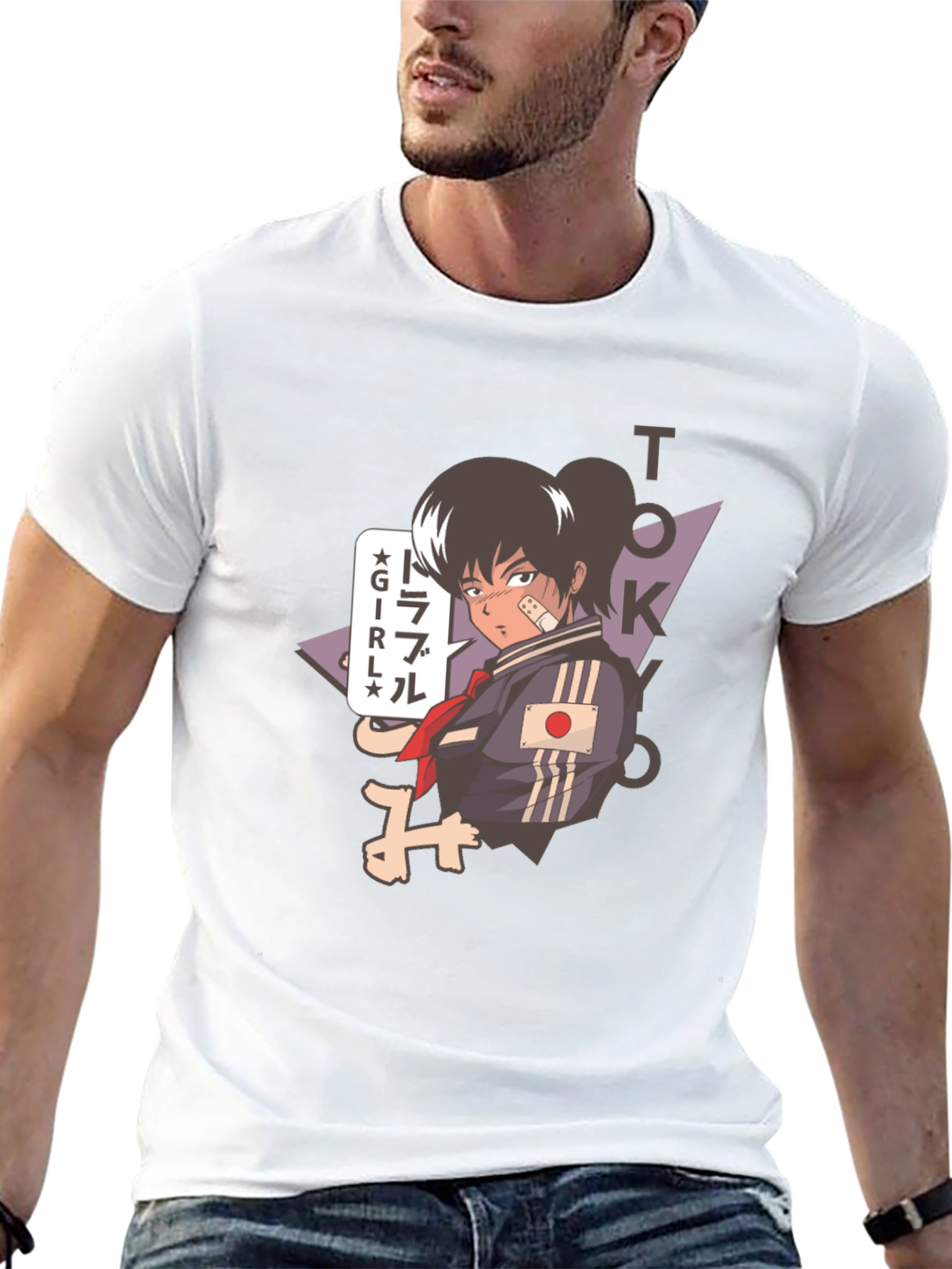 Tokyo Trouble Girl Graphic Tee