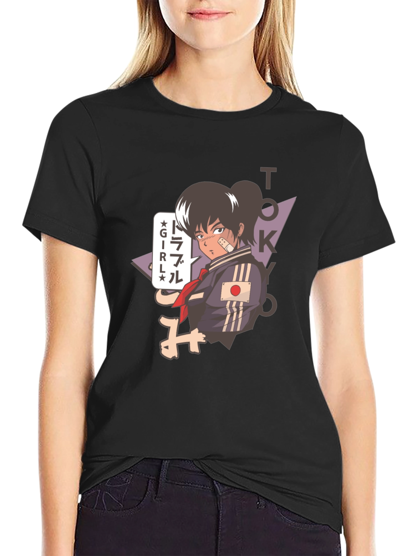 Tokyo Trouble Girl Graphic Tee