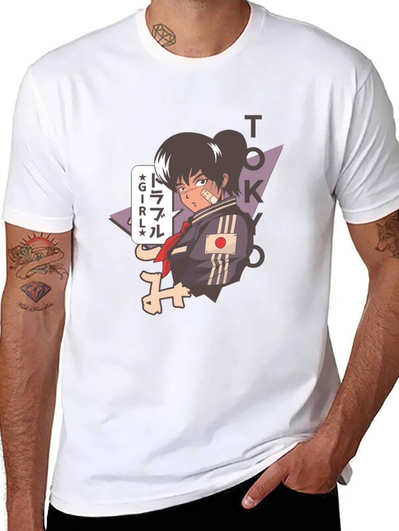 Tokyo Trouble Girl Graphic Tee
