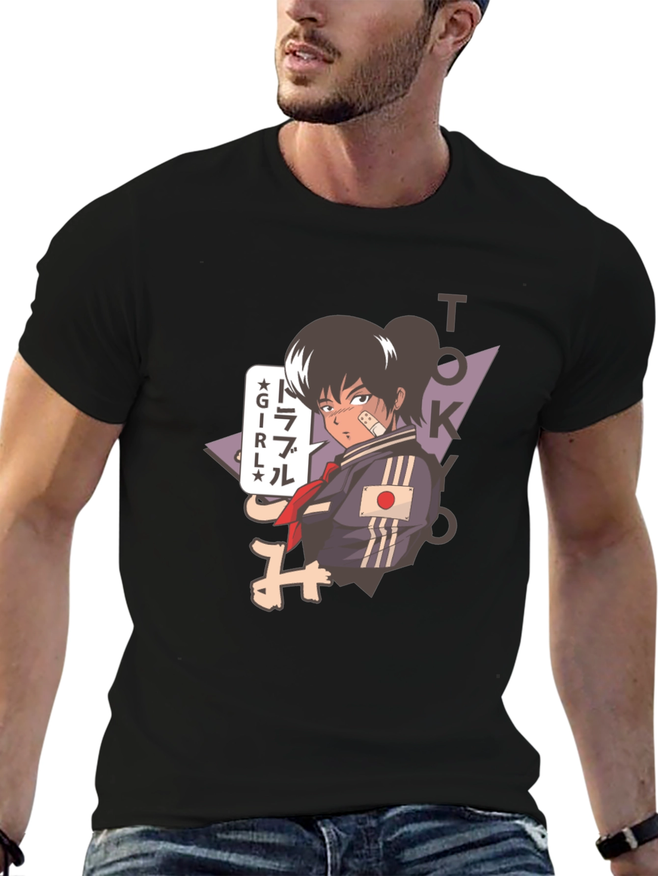 Tokyo Trouble Girl Graphic Tee