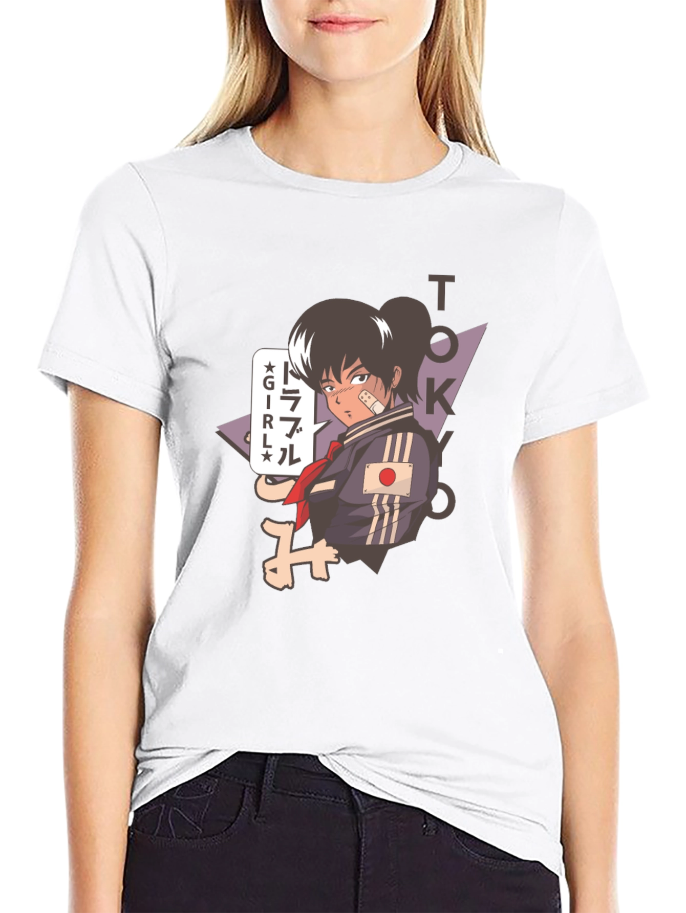 Tokyo Trouble Girl Graphic Tee