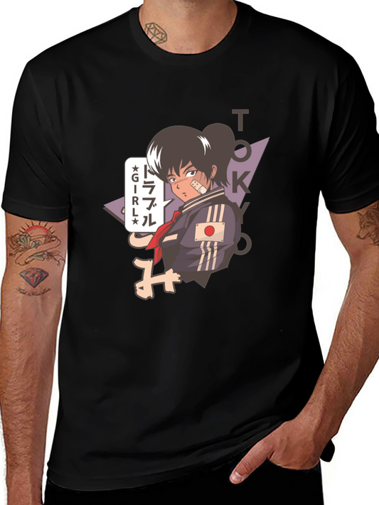 Tokyo Trouble Girl Graphic Tee