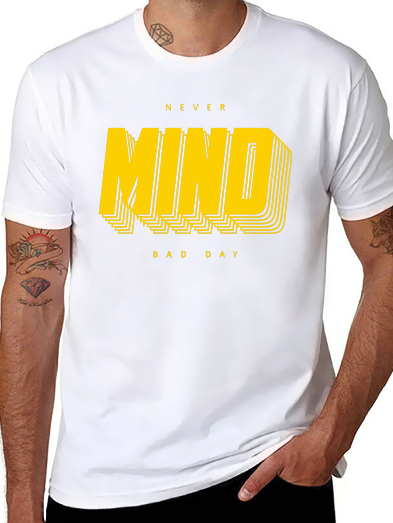 Never Mind Bad Day Graphic T-Shirt