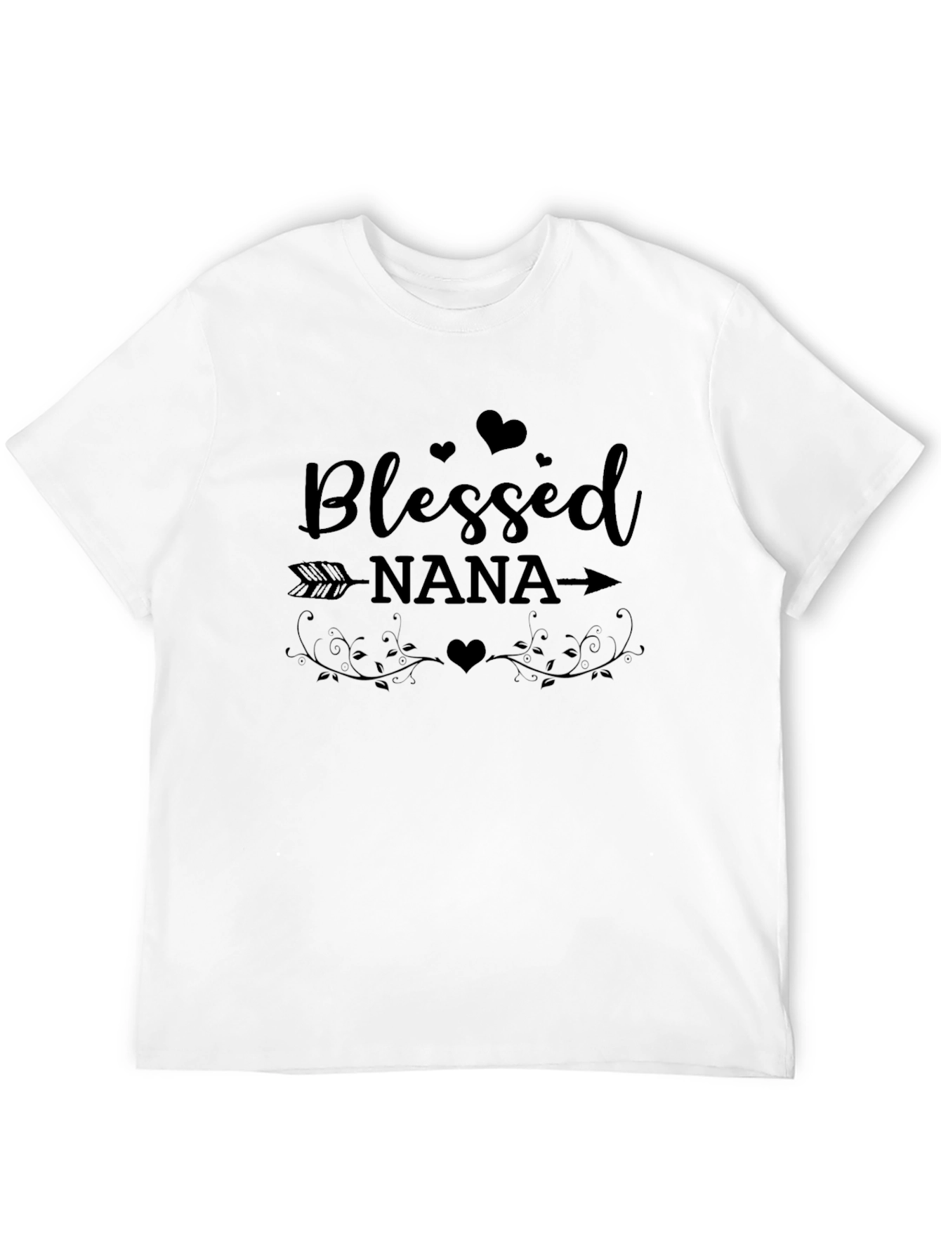 Blessed Nana T-Shirt: Heart Arrow Design