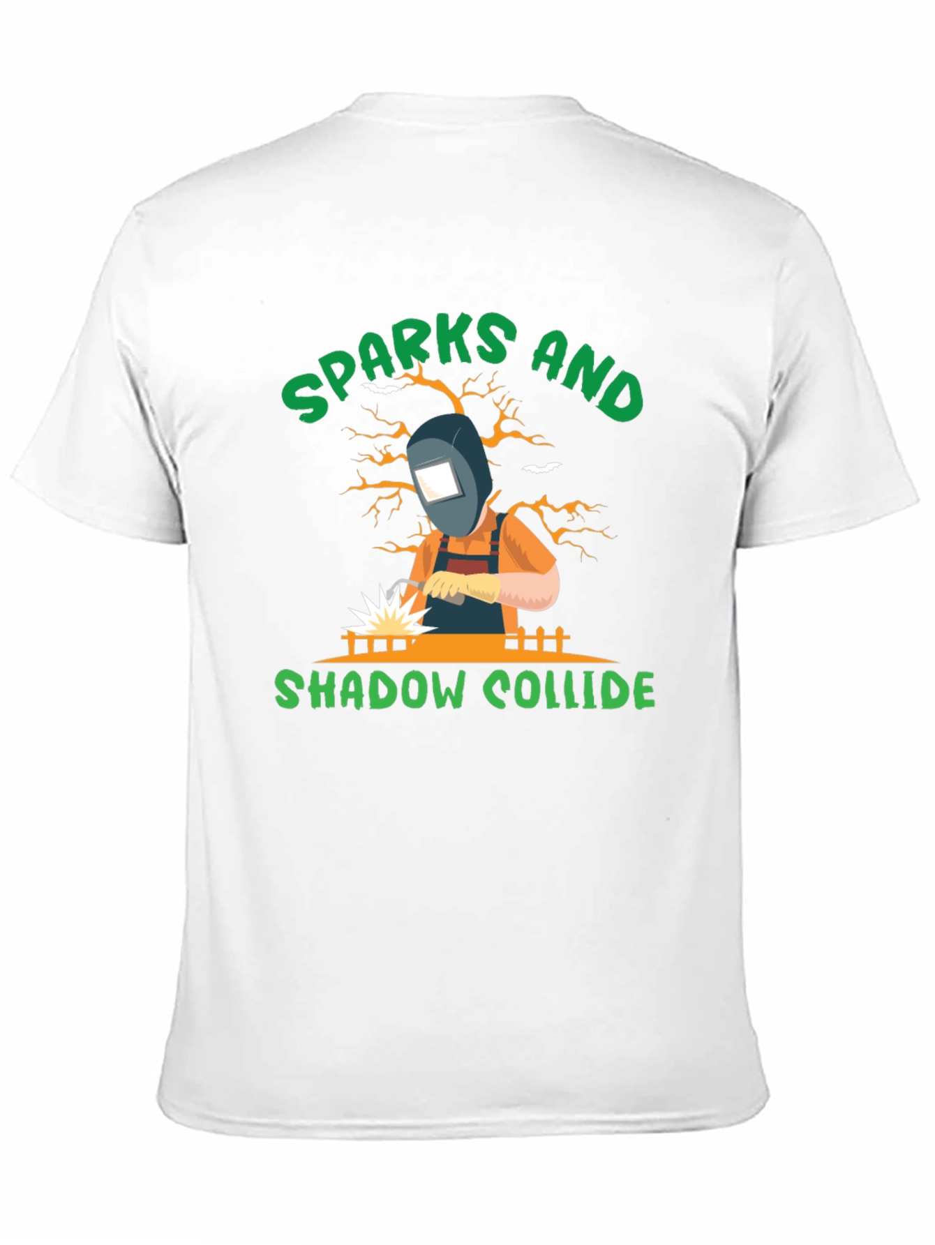 Sparks and Shadow Welding T-Shirt
