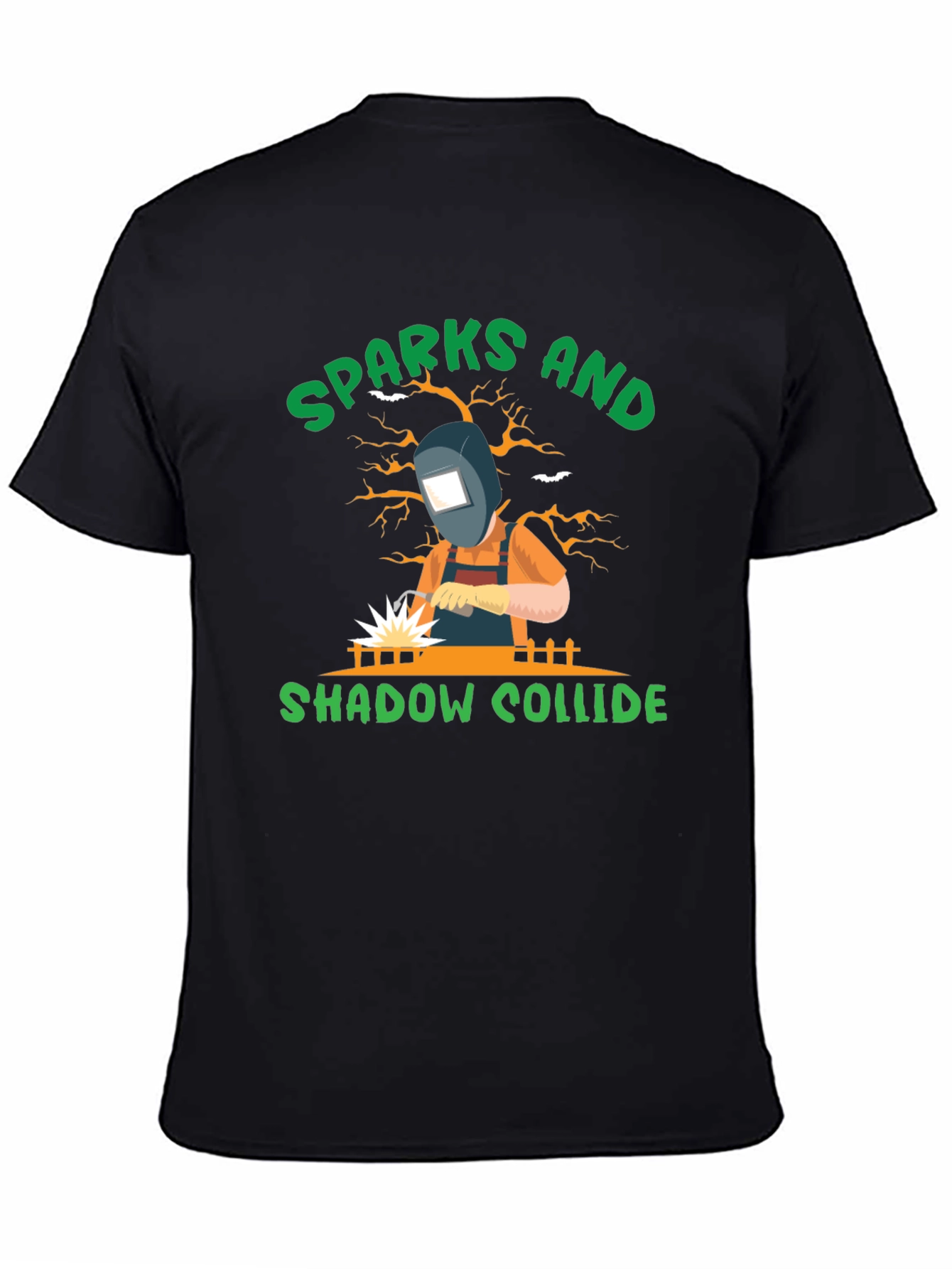 Sparks and Shadow Welding T-Shirt