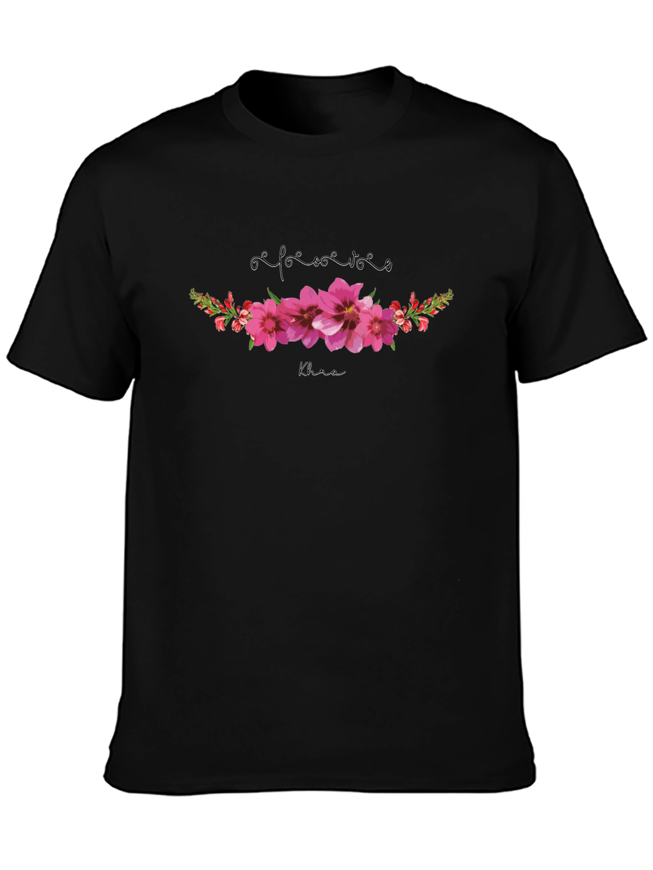 Floral Pink T-Shirt - Elegant Comfort