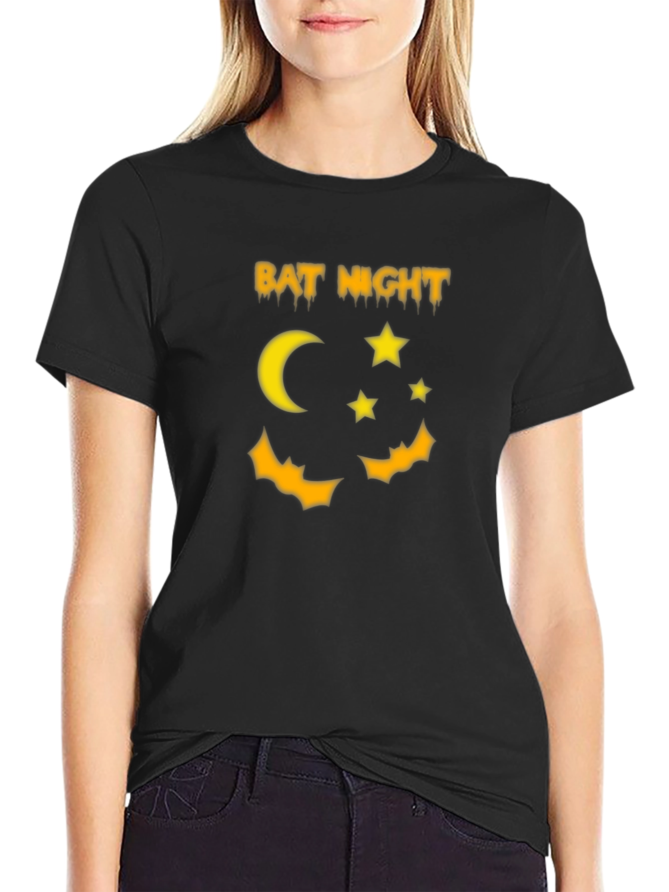 Bat Night Halloween T-Shirt