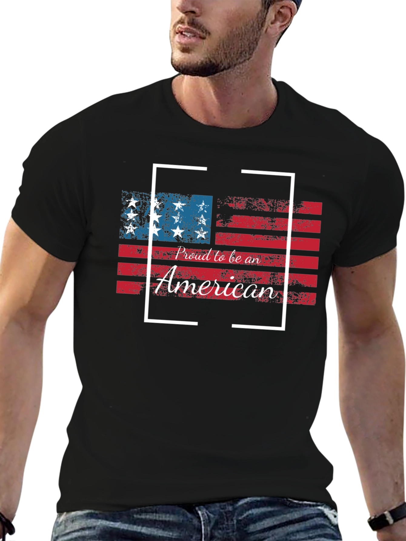 American Pride T-Shirt - Patriotic Design