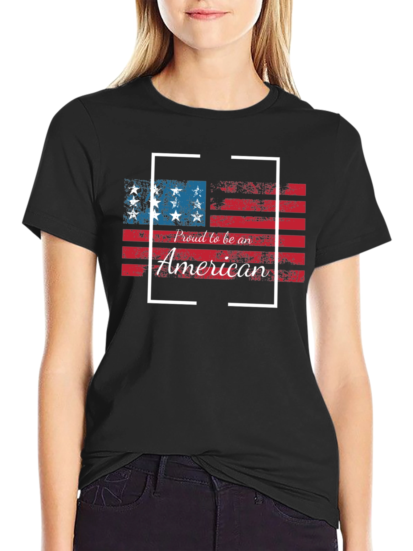 American Pride T-Shirt - Patriotic Design