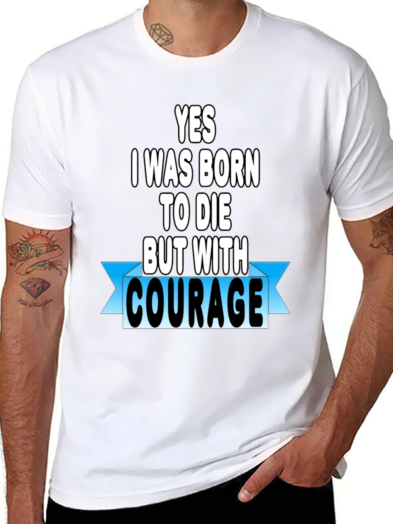 Courage T-Shirt - Motivational Graphic Tee