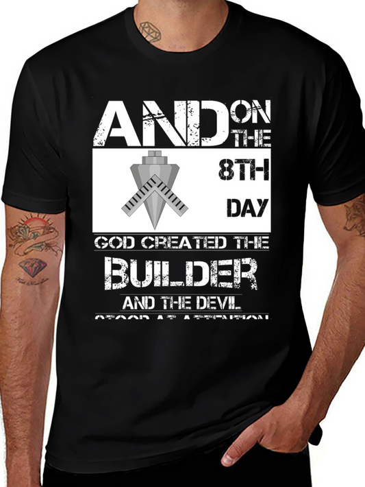 Builder T-Shirt - And on the 8th Day