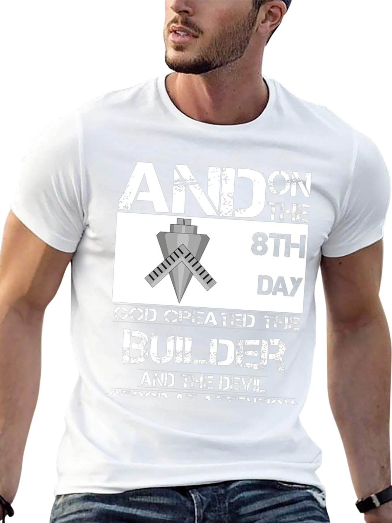 Builder T-Shirt - And on the 8th Day