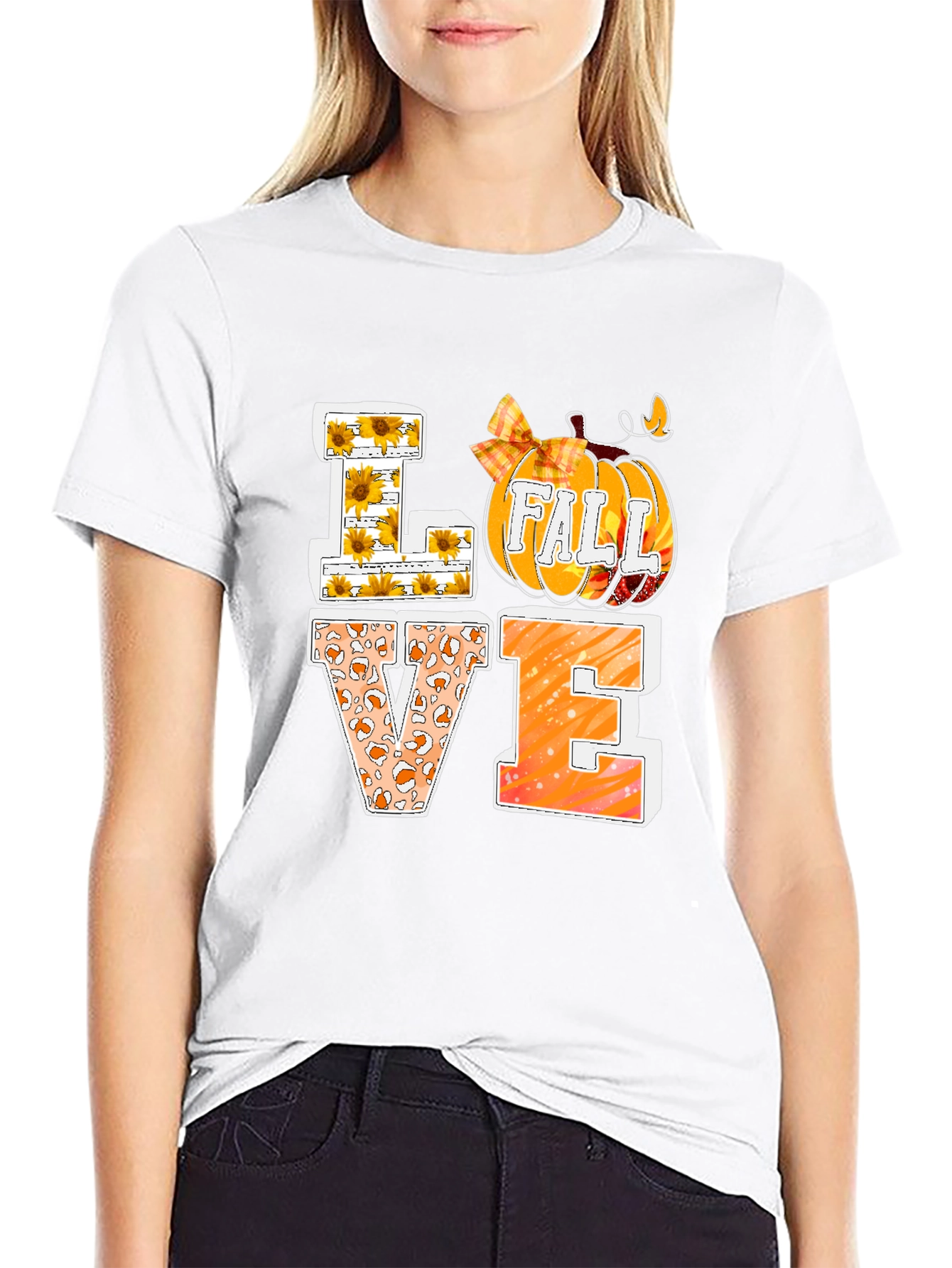 Fall Pumpkin LOVE T-Shirt