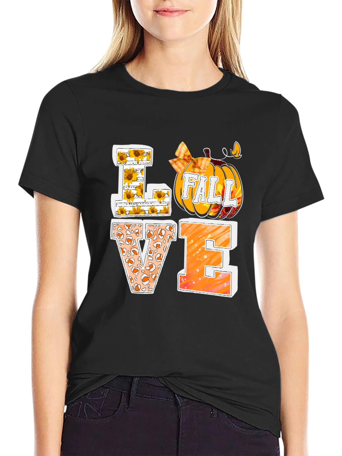 Fall Pumpkin LOVE T-Shirt