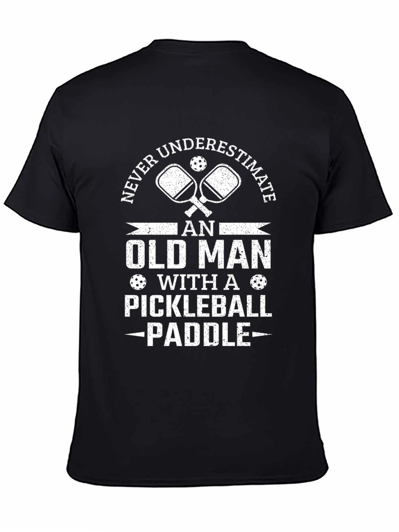 Funny Pickleball Old Man T-Shirt