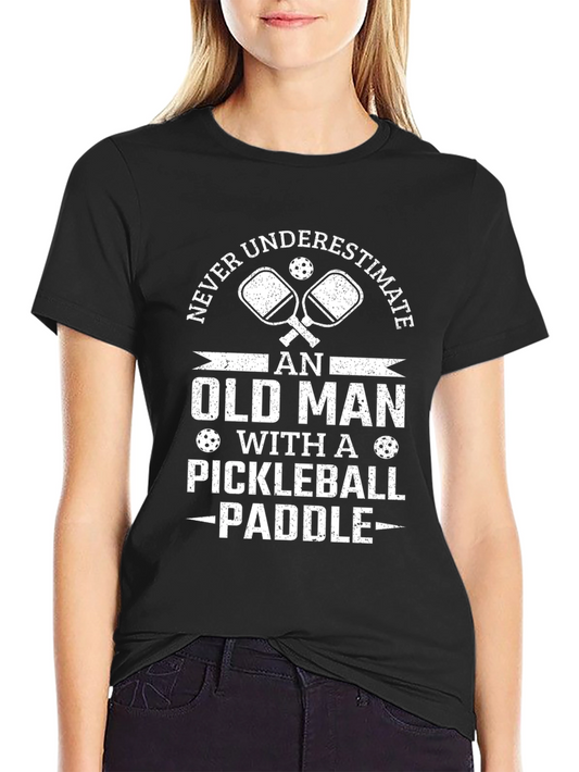 Funny Pickleball Old Man T-Shirt