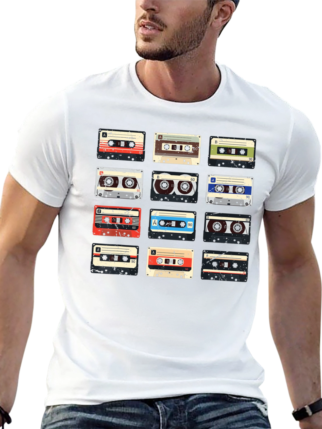 Retro Cassette Tape Graphic Tee
