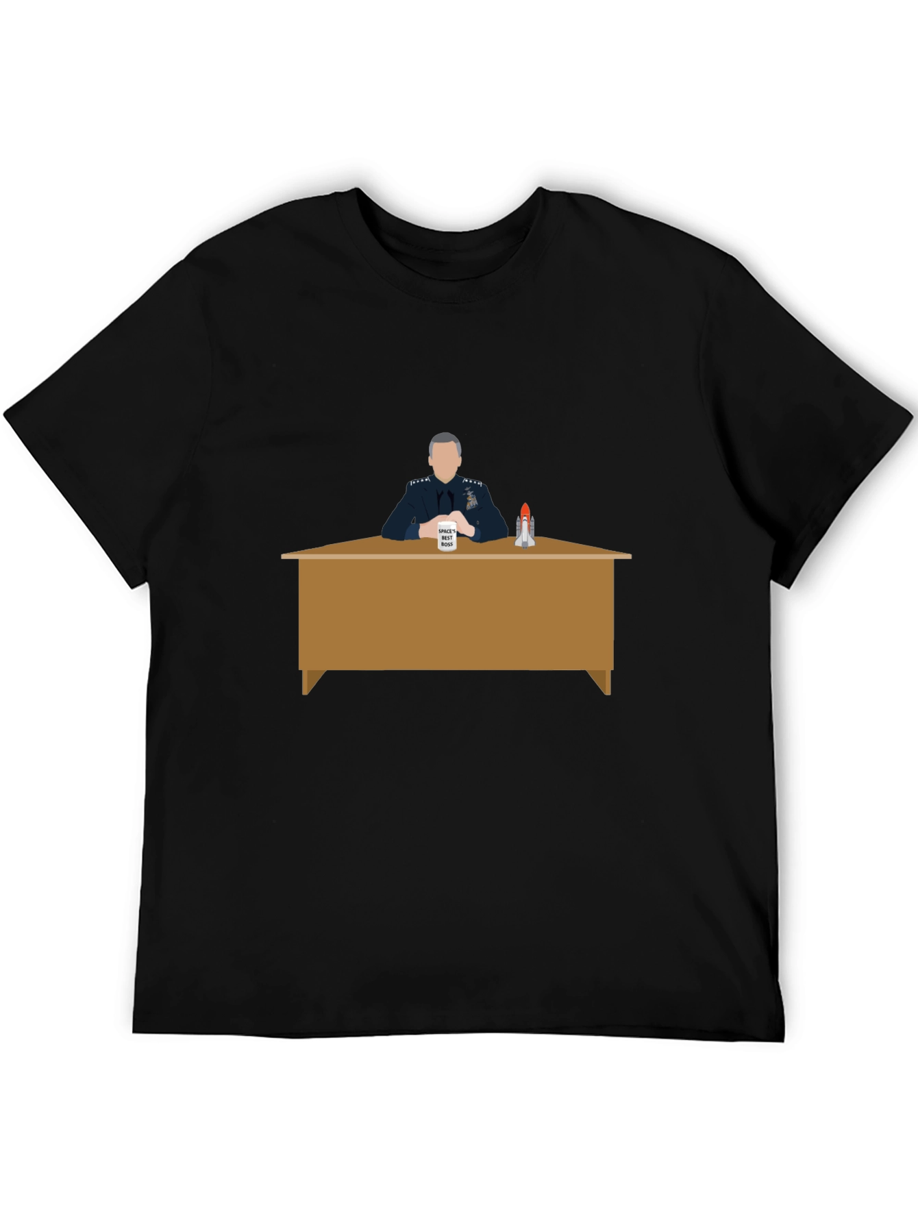 Space Force Tee: General Mark Naird Desk Design
